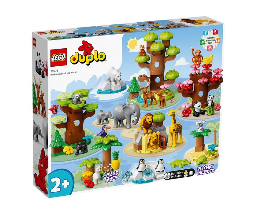 LEGO® DUPLO® - Диви животни от целия свят 10975, 142 части