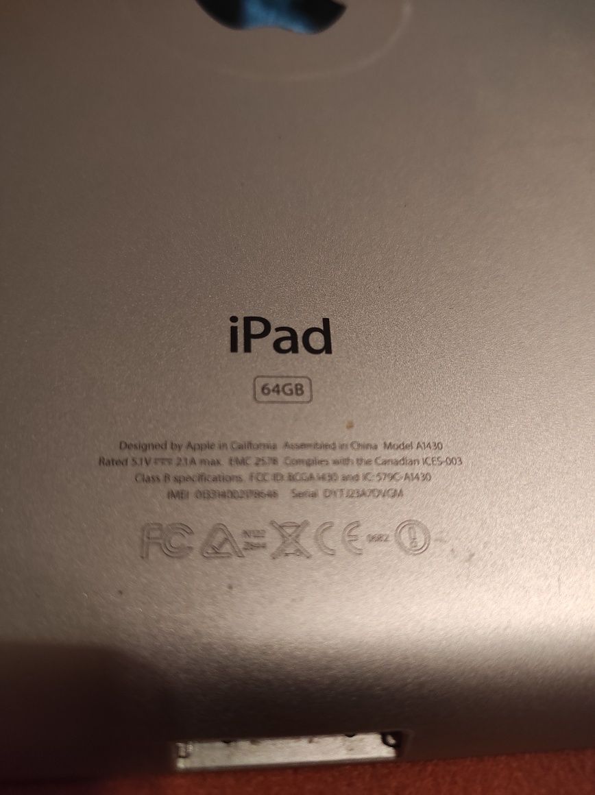 iPad  A1430 Wi-Fi