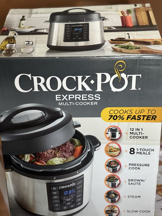 Crock-Pot Express Multi-Cooker 5.6L – ca nou, folosit max 5 ori