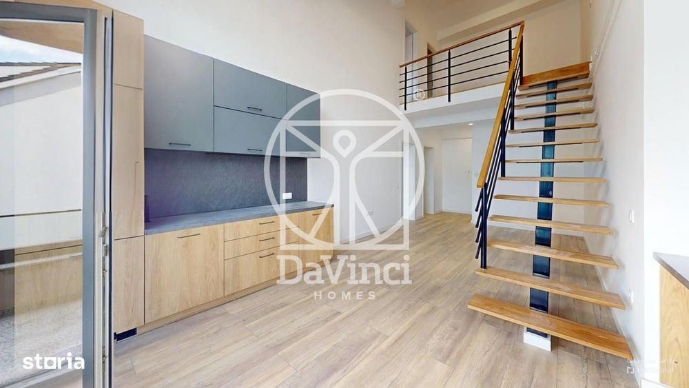 Penthouse 3 cam - la cheie, intabulat, bucatarie mobilata - direct dez