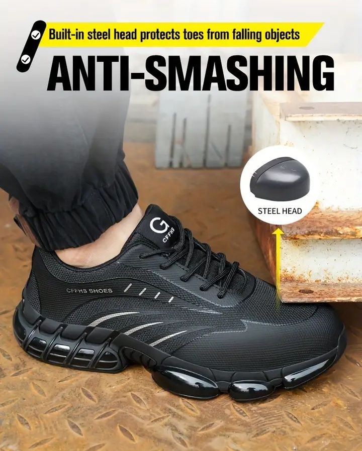 Adidași papuci cu protecție pentru muncă bombeu metalic