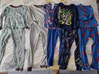 Lot 5 pijamale baieti 6-7 ani spiderman ninjago h&m marks and spencer