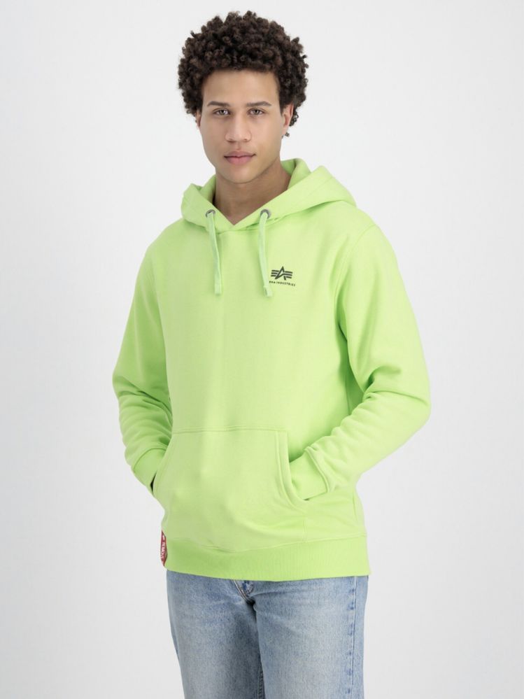 Alpha Industries Basic Small Logo Hoodie ОРИГИНАЛ мъжки суичър -М/L/XL