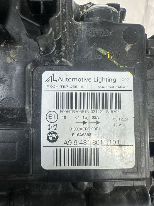 Far stânga full led matrix bmw x7.g07.cod:f00htb705515.