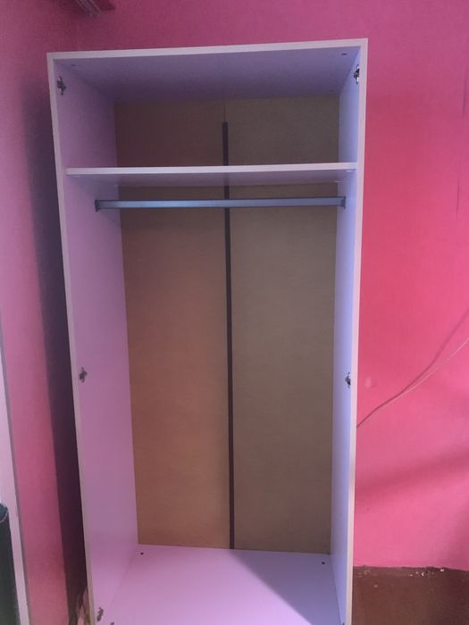 Бюро със секция и двукрилен гардероб