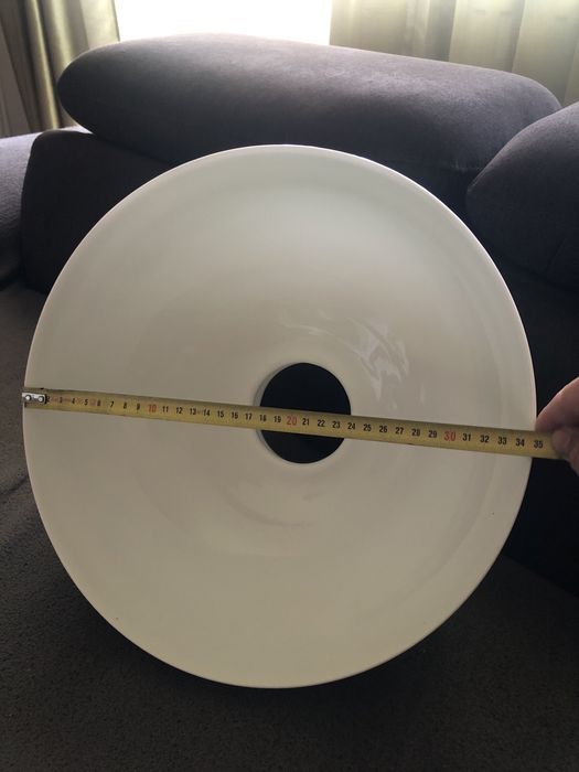 Abajur francez de opalina pentru candelabre rustice