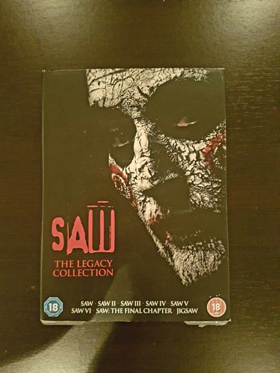 Filme Horror SAW DVD BoxSet 1-8 The Legacy Collection Original