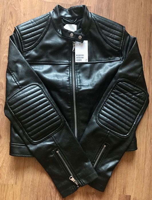 Кожено яке H&M XS размер