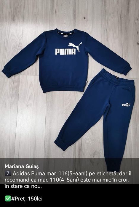 Trening Puma mărimea 110
