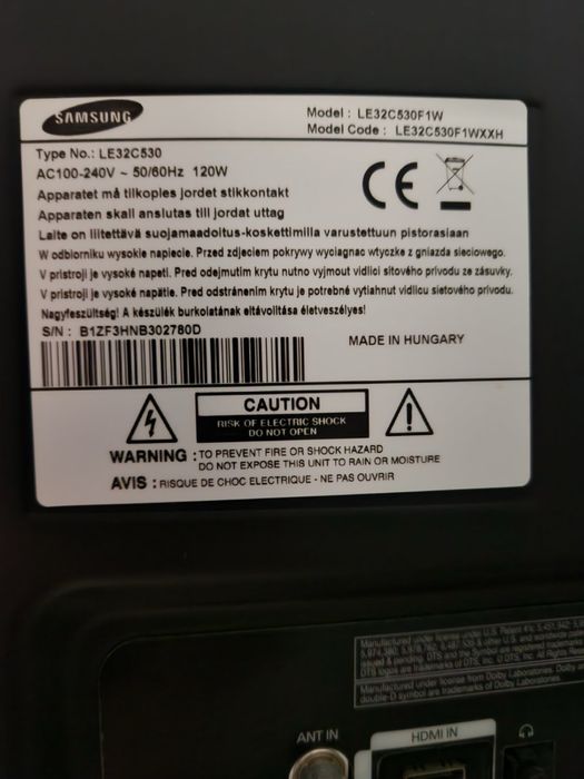 Телевизор Samsung 32’