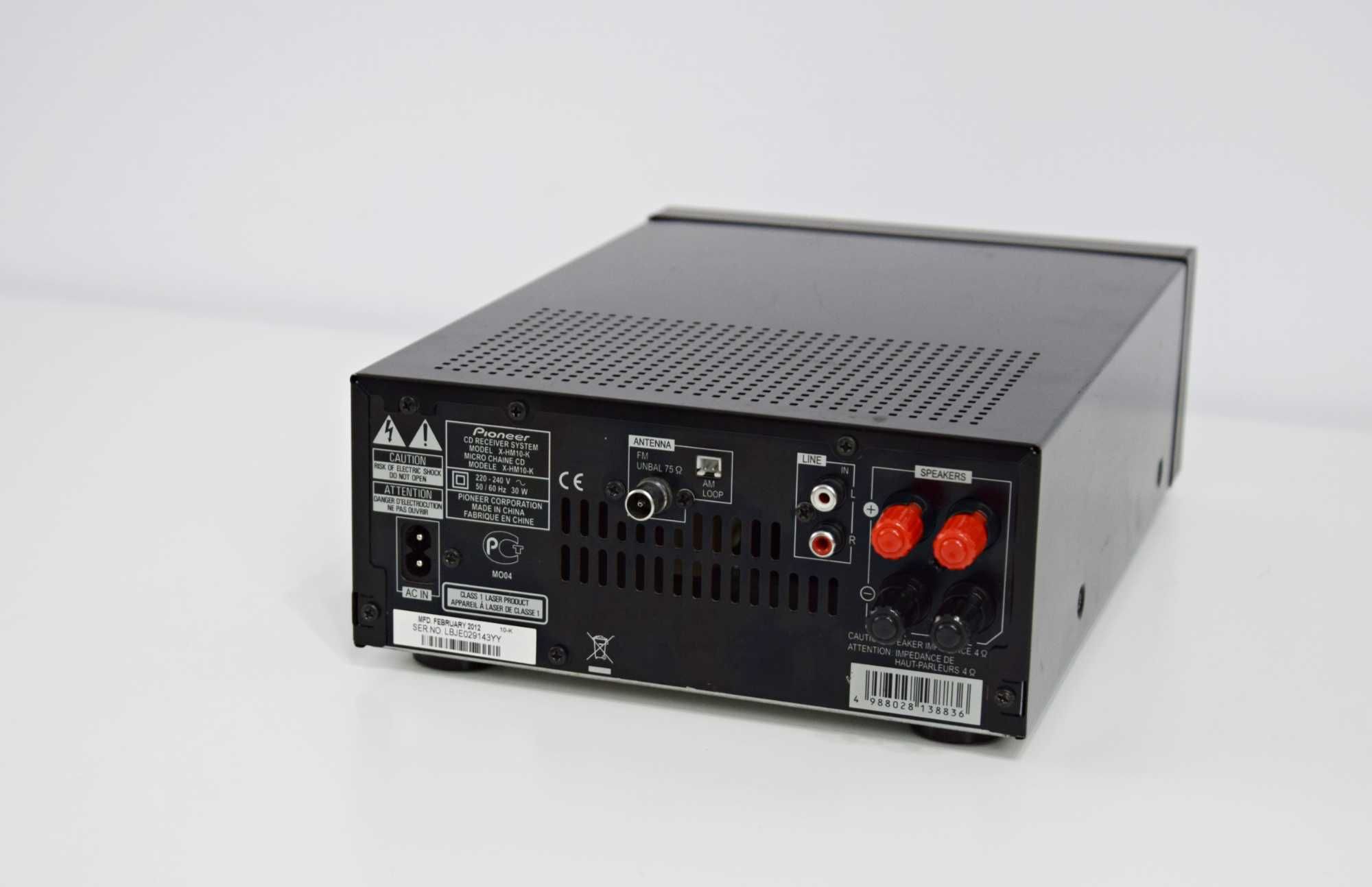 Amplificator mini Pioneer X-HM10-K, CD Player, tuner FM, USB, AUX