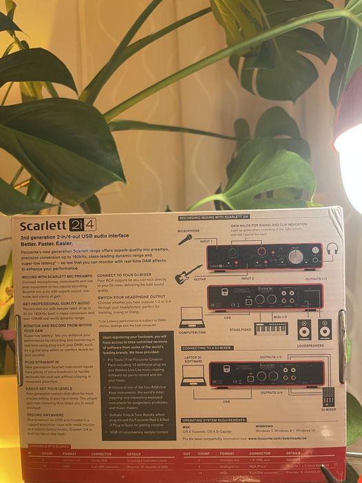 Interfata Audio Focusrite Scarlett 2i4 2nd generation