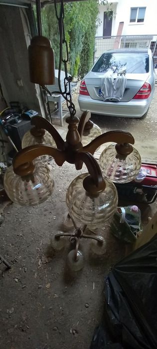 Candelabru rustic