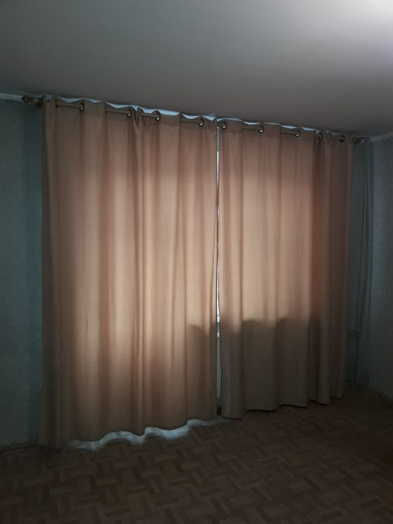 Гардина + шторы ( плотная ткань )