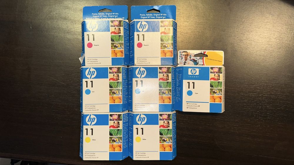 Cartuse HP 11 (sigilate) originale/ C4836AE, C4837AE, C4838AE