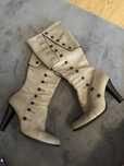 Cizme imitatie piele crem 37/38
