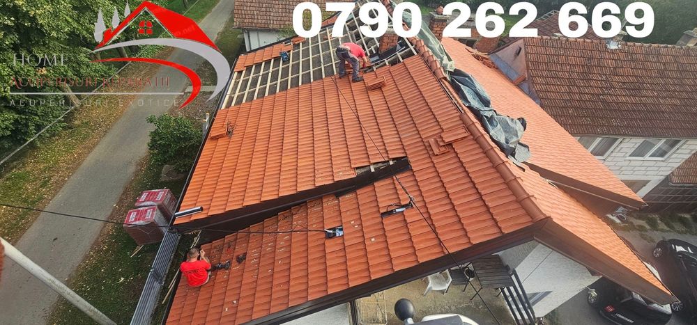 Țiglă metalică la ofertă, vopsire acoperis, mansardari, izolatii pod.