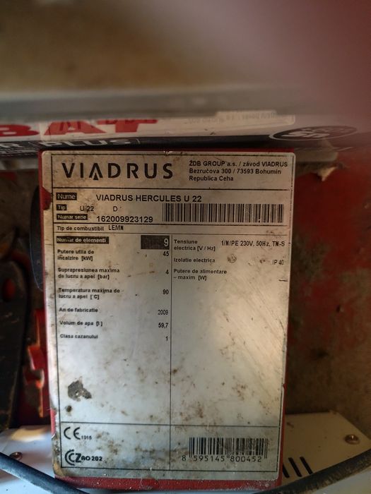 Centrala Viadrus fonta 45kw