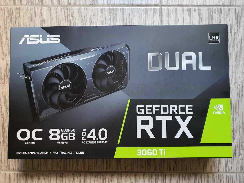 Placa video Asus NVIDIA GeForce RTX 3060 Ti 8 GB GDDR6X noua sigilata