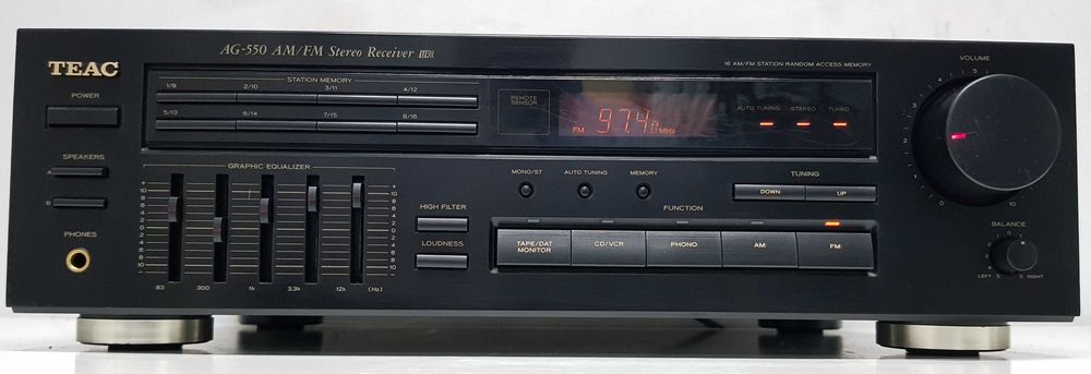 TEAC AG 550 EQ amplificator stereo receiver AM FM egalizator equalizer