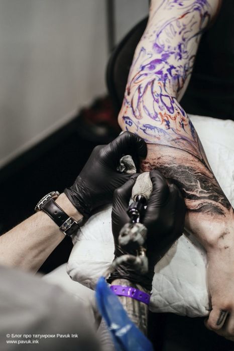 Тату любой сложности, корекция, перекрытие татуировки