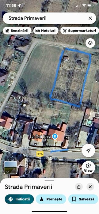 Teren de vânzare în Corunca