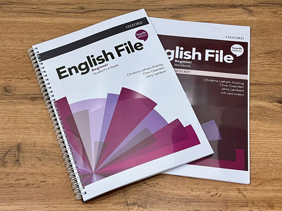 Учебники English File Beginner 4 издание Супер качество