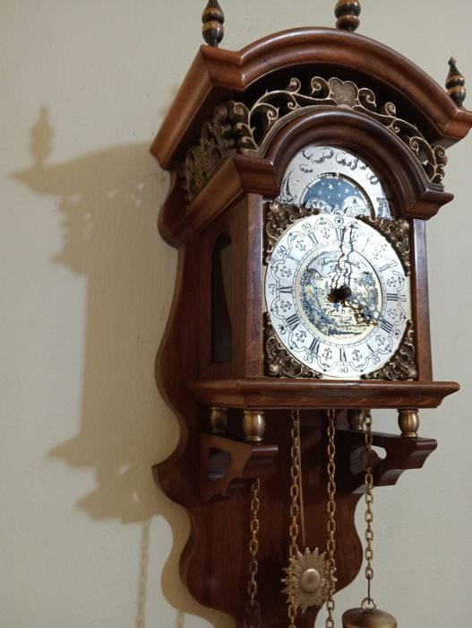 Ceas de perete cu pendul model olandez
