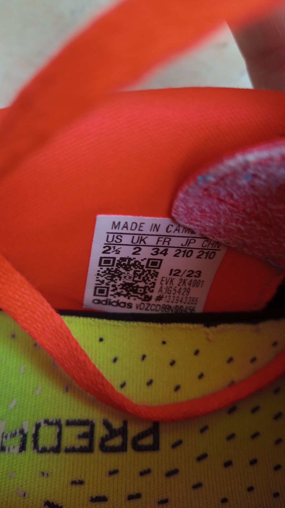 Бутонки Adidas 34 номер, стелка 21 см