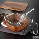 Мултифункционален комплект тиган, 5 части Pan Chefs;Медно покритие
