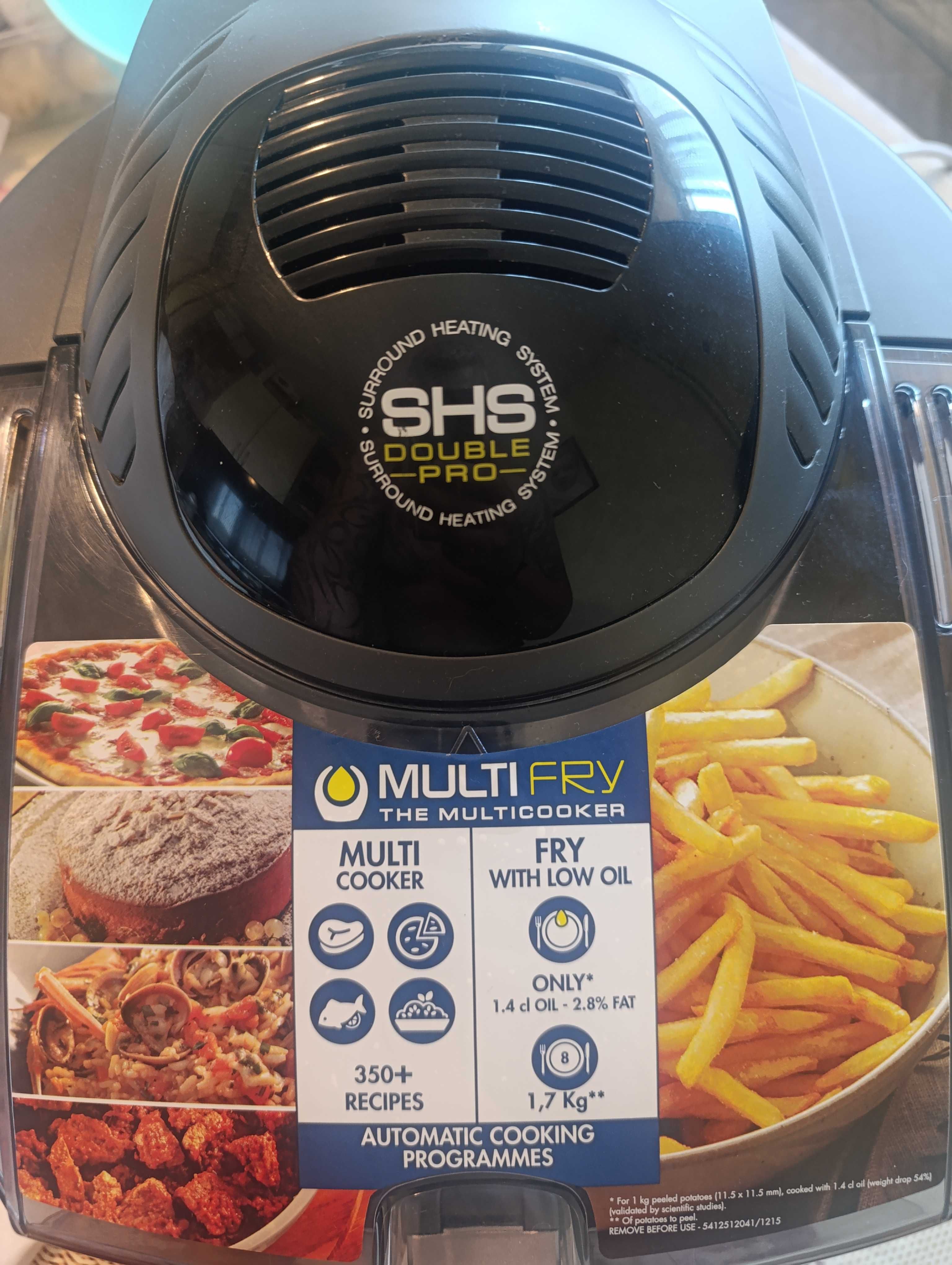 DeLonghi MULTIFRY Фритюрник с горещ въздух 2300W 1,7 кг Сребрист/черен