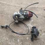 Set Carburator NOU + Maneta + Cablu + Filtru NOU-ATV 125cc 110cc 107cc