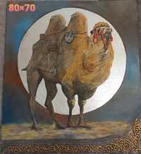 Картина"Верблюд" 80×70