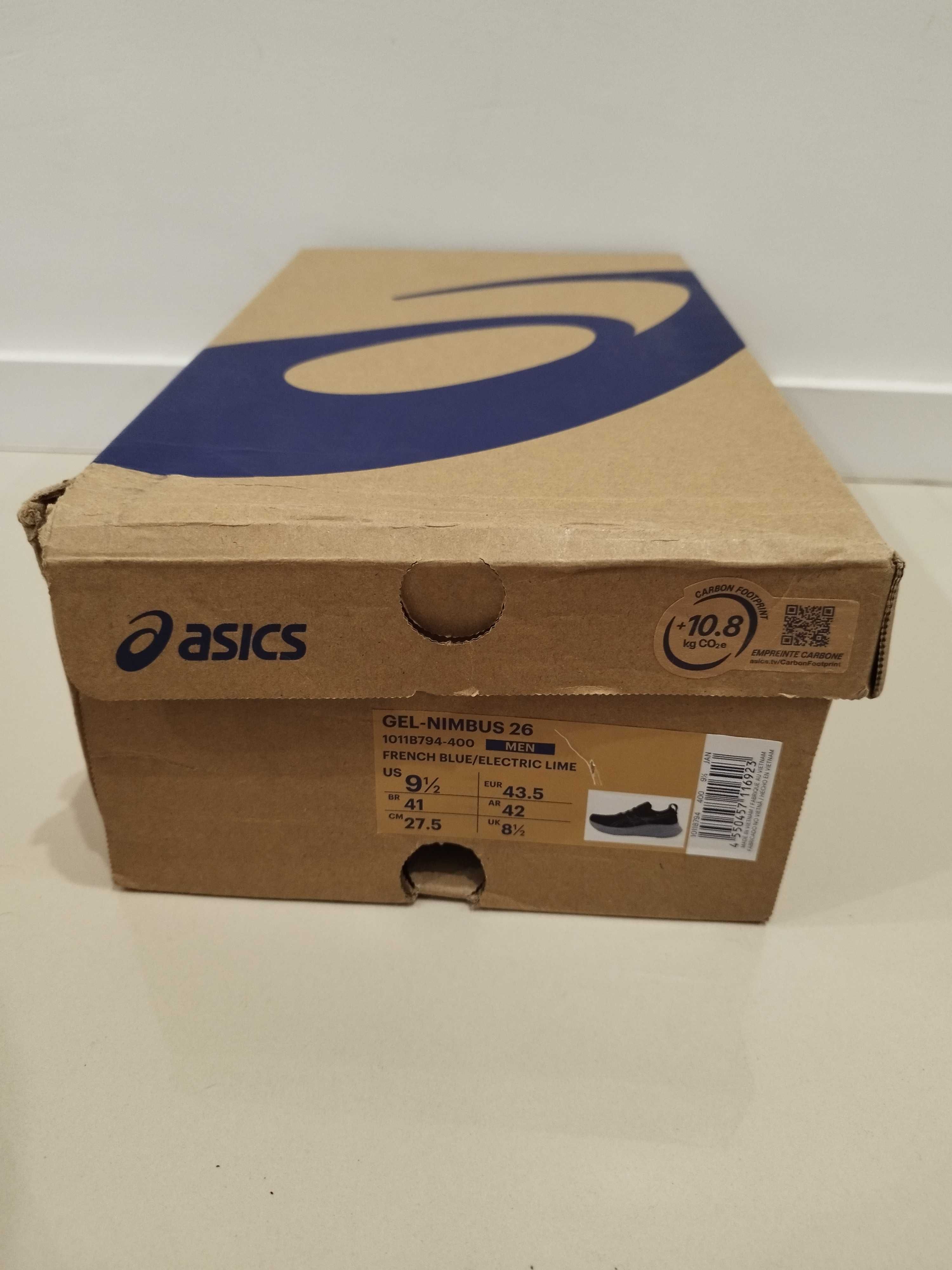 Asics gel nimbus 26 marimea 43.5 27.5 cm