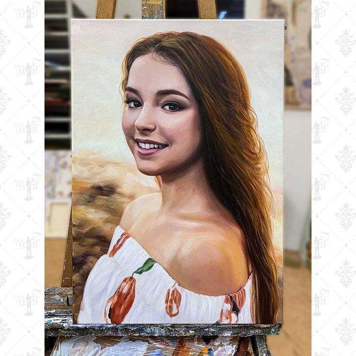 Cadoul perfect,pictura portret dupa poze