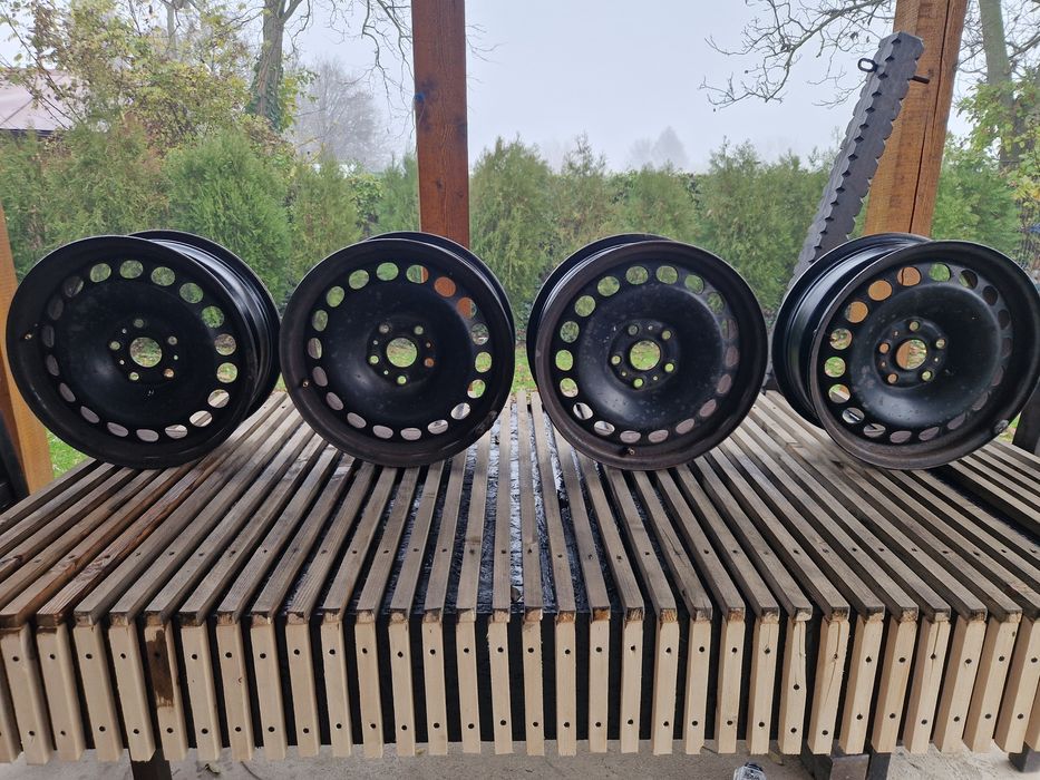 Vand 4 jante tablă originale VW 5X112 R 16