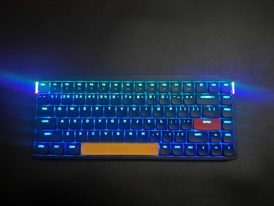 Pachet Tastatura mecanica Nuphy Air75 V2, Bluetooth 5.1, Moss switches