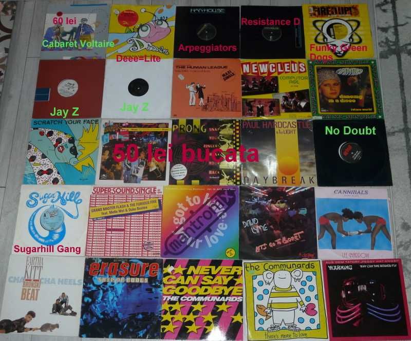 vinil maxi single Pet Shop Boys,Falco,Black Box,Fancy,Madonna,techno