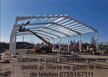Vand hale metalice structuri metalice la pret de 55 €mp.