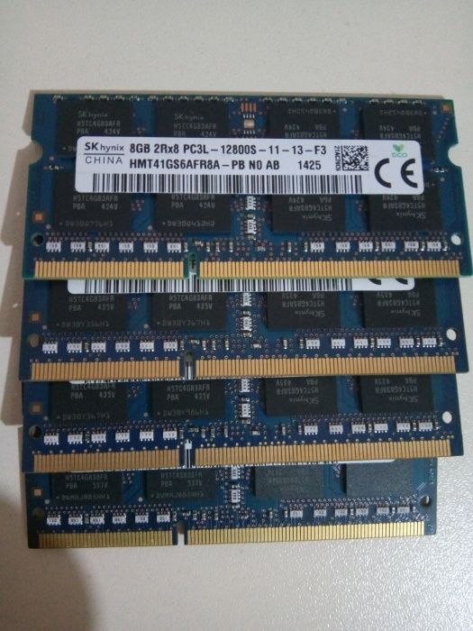 Memorie Laptop Hynix 8GB DDR3 PC3L-12800S 1600Mhz 1.35V 130 LEI