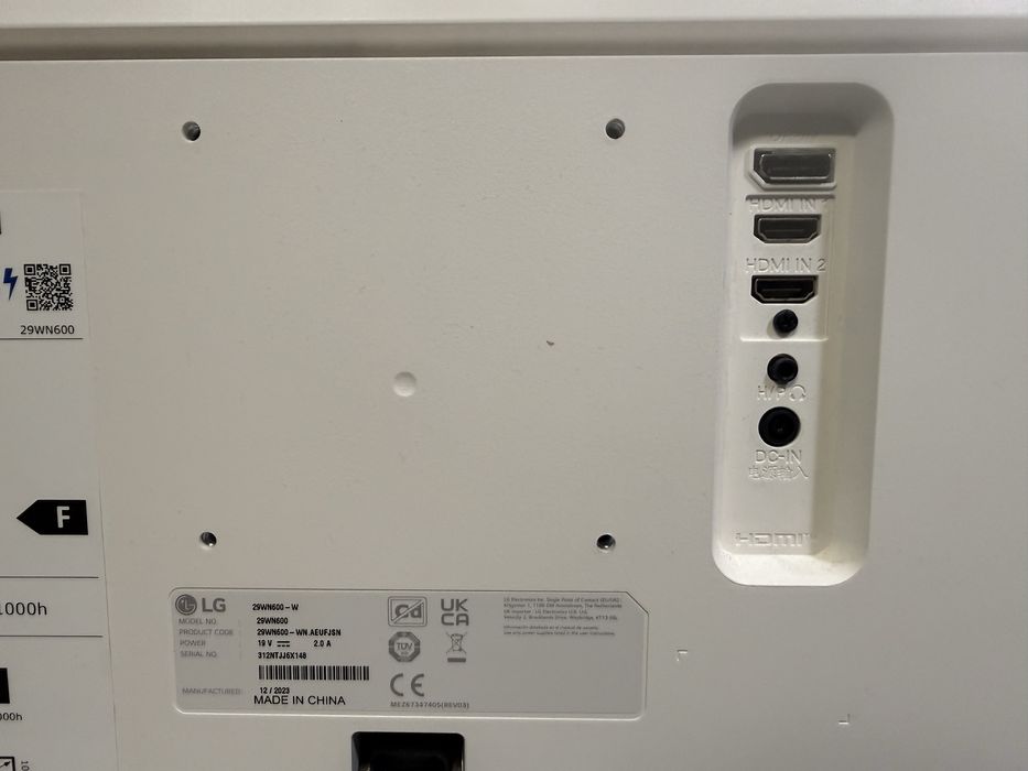 Monitor LG 29 inch ultra-wide