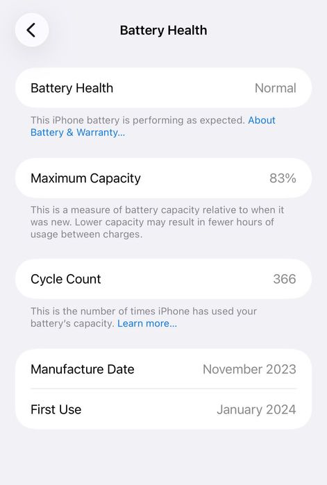 Iphone 15 plus 128gb utilizat