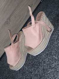 Sandale roz prăfuit, mărimea 36