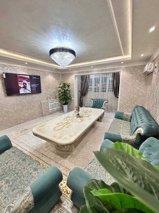 Продам 3х комнатную с ремонтом мебелью и техникой Себзар