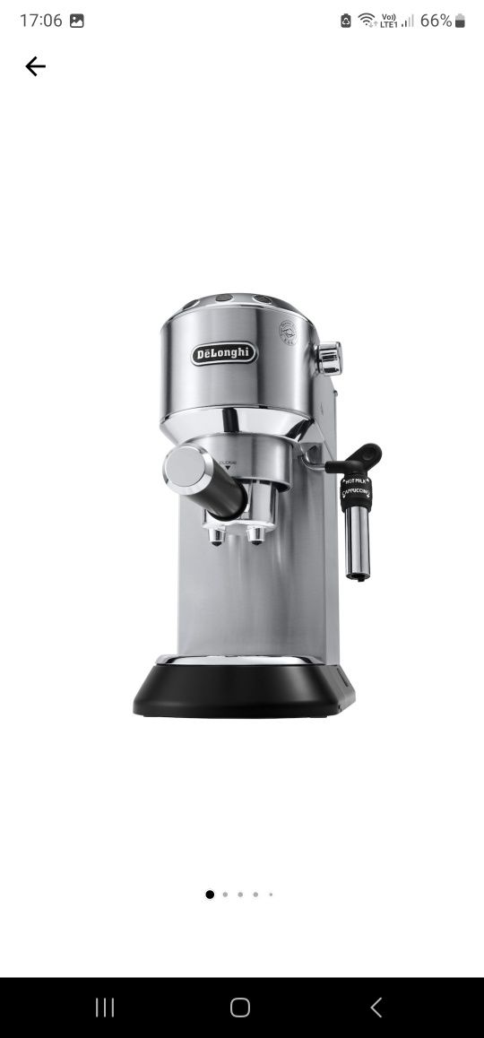 Vand espressor DeLonghi Dedica Inox 1300W