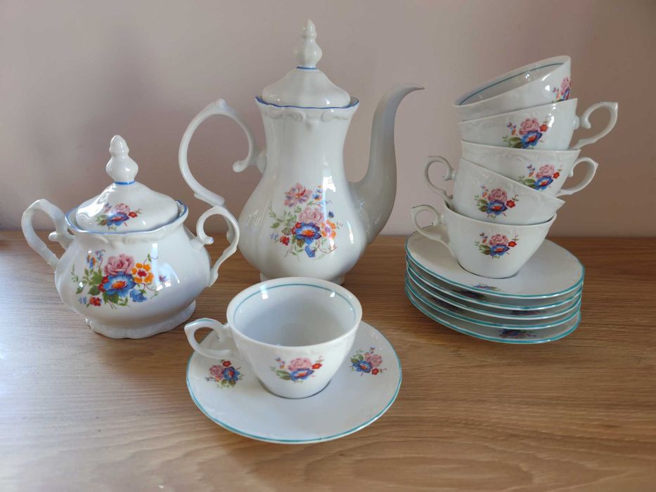 Porțelan românesc set cafea lapte