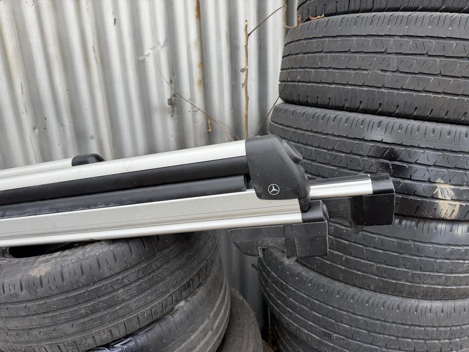 Оригинални греди Мерцедес Ml GLE ГЛЕ МЛ W166  рейлинг багажник за ски