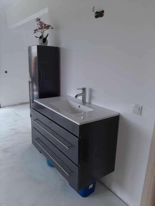 Mobilier baie MDF, masca lavoar, ghiuveta, produs NOU, made in GERMANY