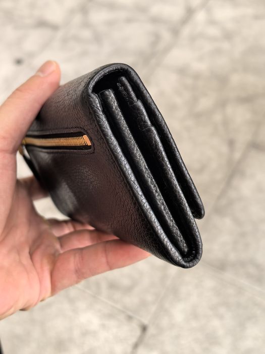 Prada Continental Long Wallet Vitello Daino Leather