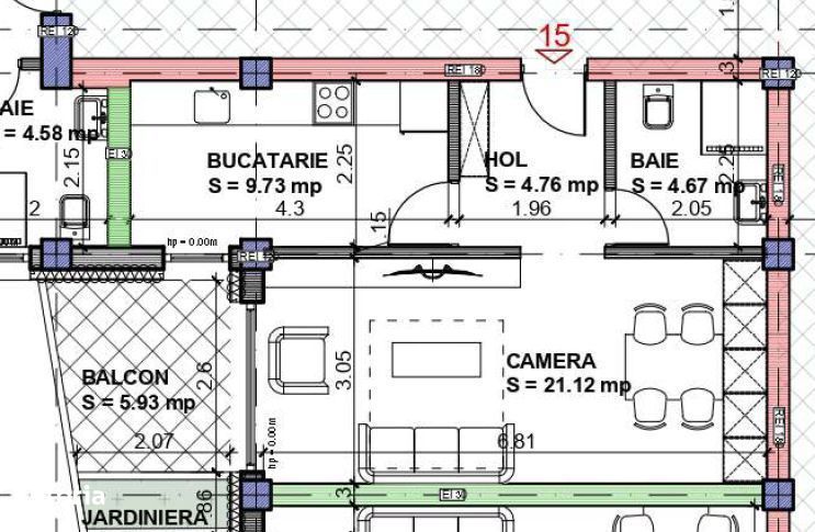 Garsoniera NOU decomandata Mihai Bravu 5 min metrou